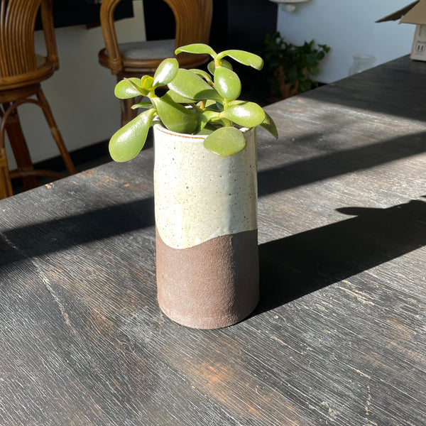 Wave Vase in Toasted Marshmallow